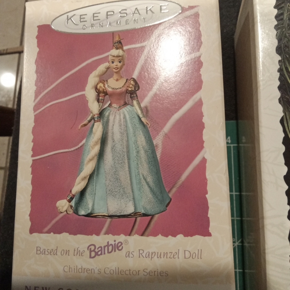 Barbie Collector's Series Keepsake Ornaments Vintage 96-97 Nib Lot 4 Elegant - Picture 7 of 8